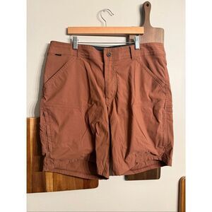 KUHL Brown Duralux Renegade Performance Stretch Utility Cargo Shorts Size 36